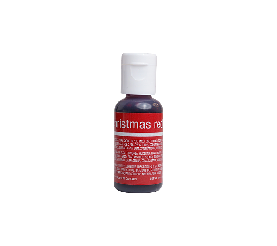 Chefmaster Christmas Red Liqua-Gel Food Coloring – 0.7 oz