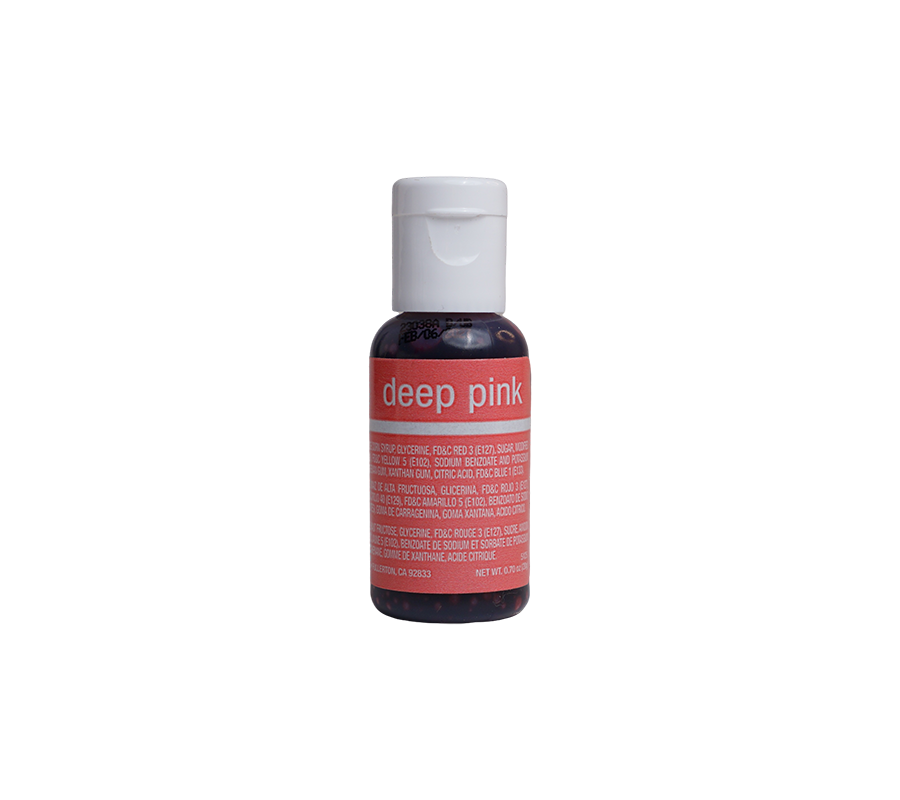 Chefmaster Deep Pink Liqua-Gel Food Coloring – 0.7 oz