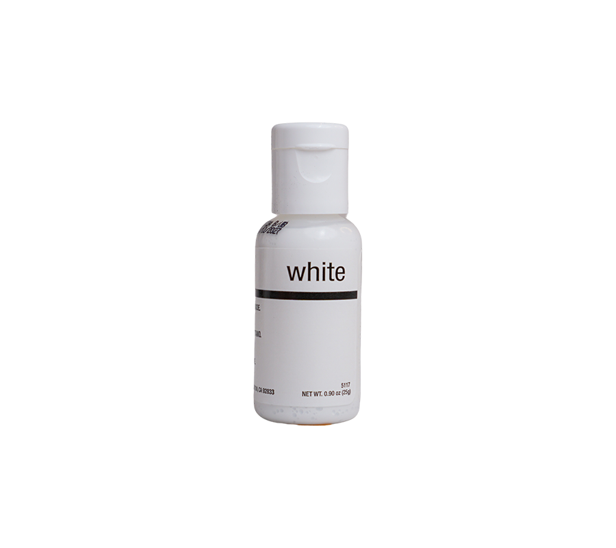 Chefmaster Bright White Liqua-Gel Food Coloring – 0.9 oz
