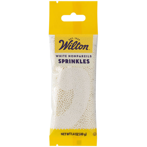 Wilton White Nonpareils