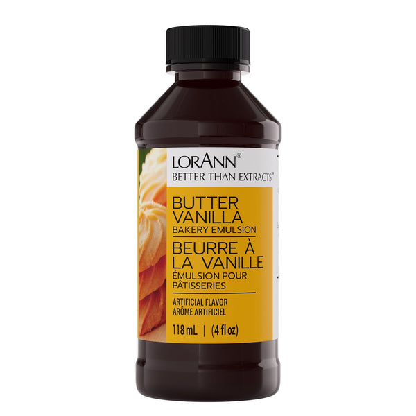 LorAnn Butter Vanilla Bakery Emulsion 4 oz