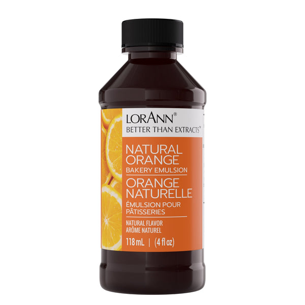 LorAnn Orange Bakery Emulsion, Natural 4 oz