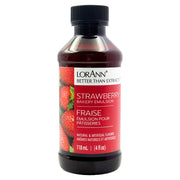 LorAnn Strawberry Bakery Emulsion, No Added Color 4 oz