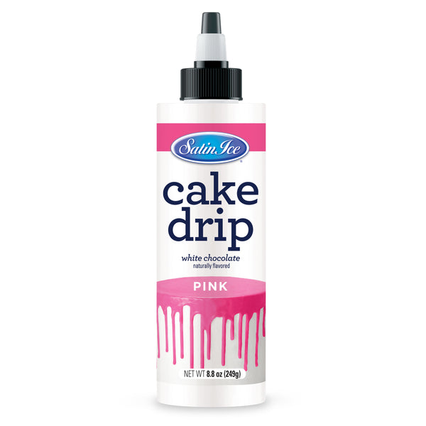 Satin Ice Cake Drip – Pink, 8.8 oz