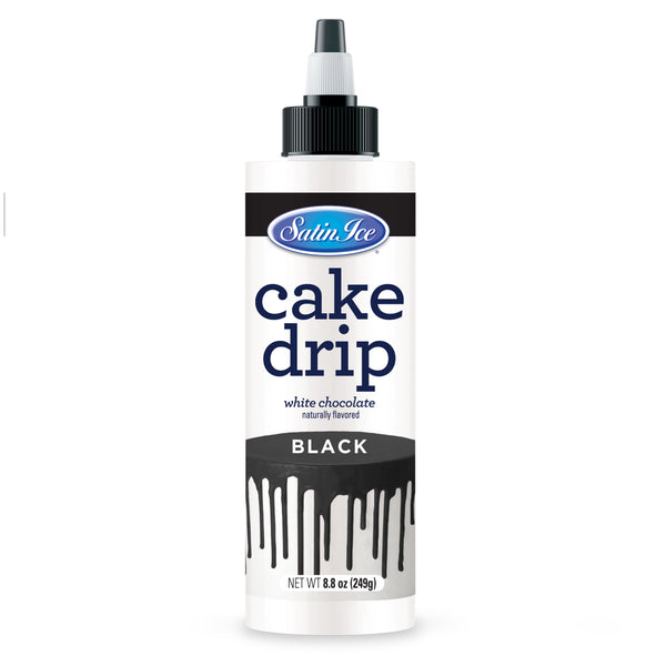 Satin Ice Cake Drip – Black, 8.8 oz