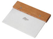 Ateco 5.88" Bench Scraper with Wood Handle
