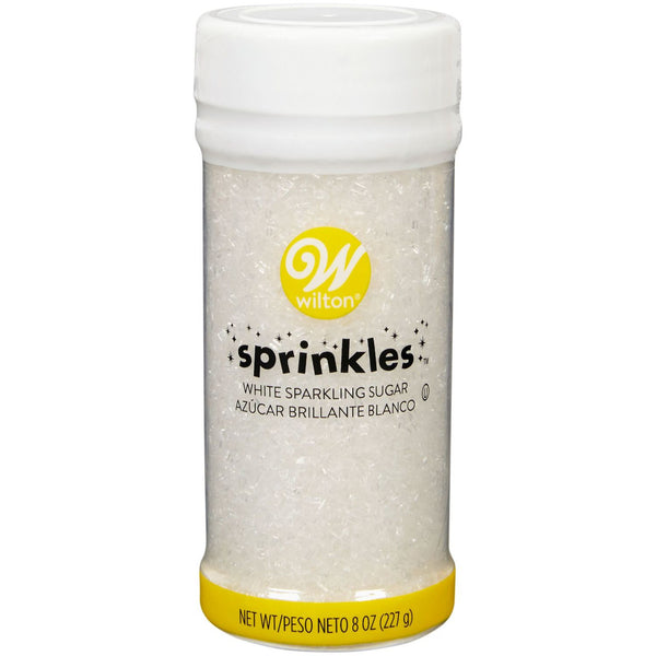 Wilton White Sparkling Sugar – 8 oz