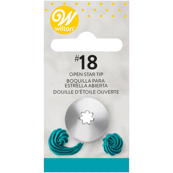 Wilton Open Star Piping Tip #18