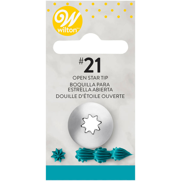 Wilton Open Star Piping Tip #21