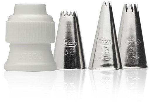 Ateco 4-Piece Star Tube Set