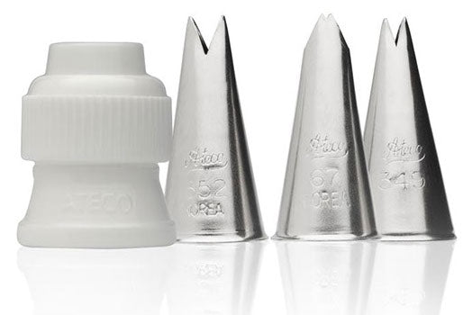 Ateco 4-Piece Leaf Tube Set