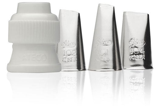 Ateco 4-Piece Rose Tube Set