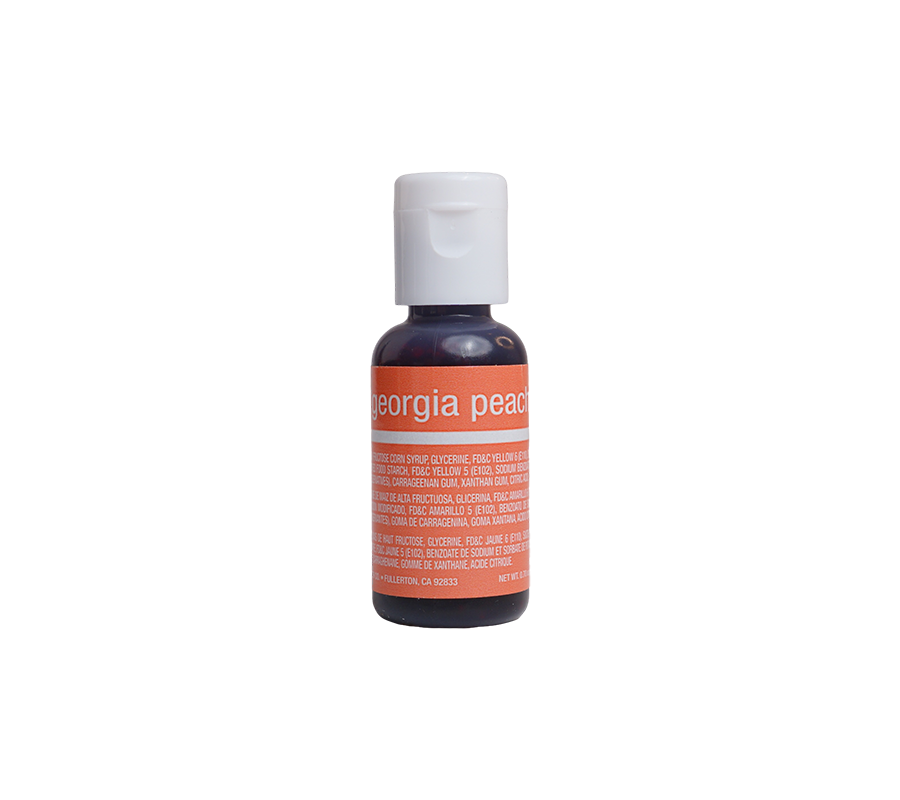 Chefmaster Georgia Peach Liqua-Gel Food Coloring – 0.7 oz