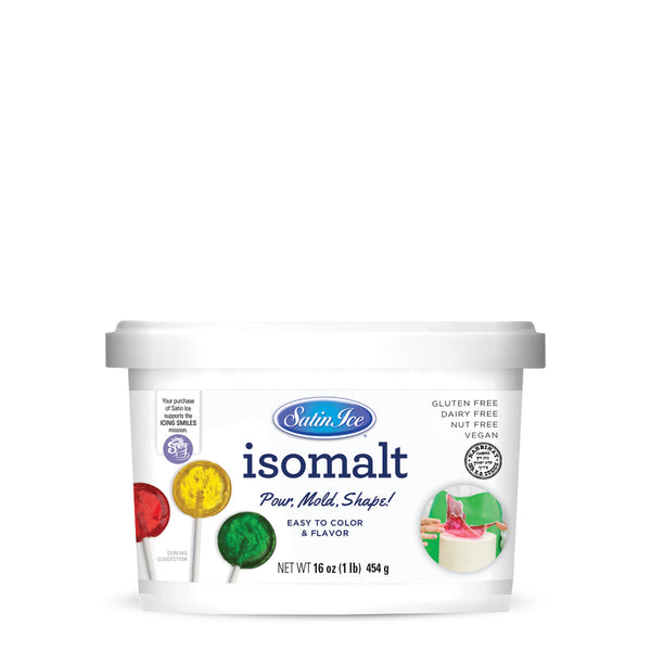Satin Ice Isomalt Crystals – Clear, 1 lb