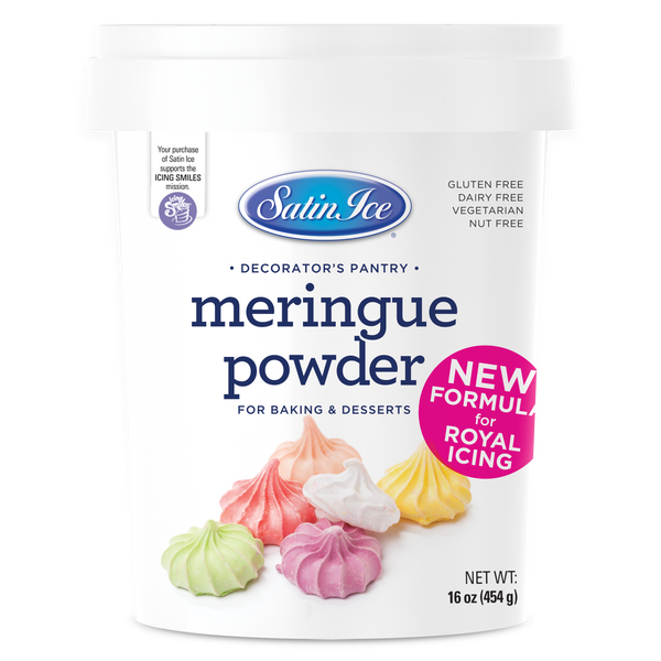 Satin Ice Meringue Powder – 16 oz