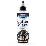 Satin Ice Black Glitter Glaze – 10 oz