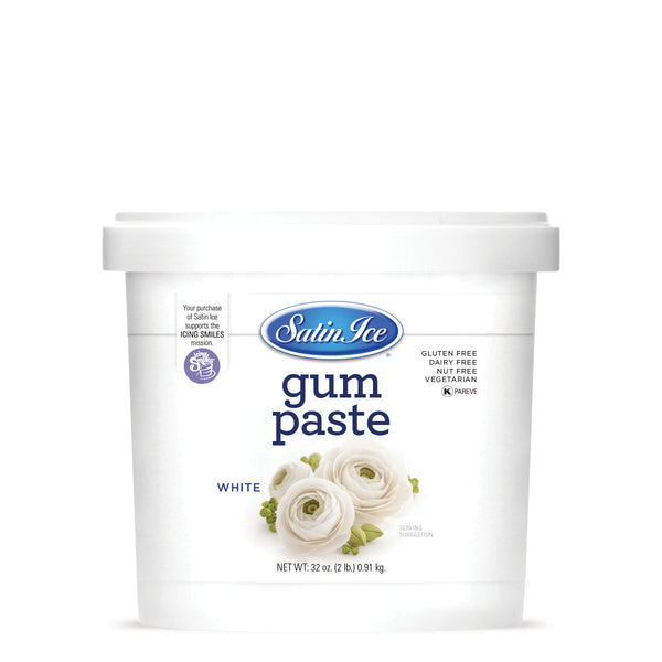 Satin Ice White Gum Paste – 2 lb