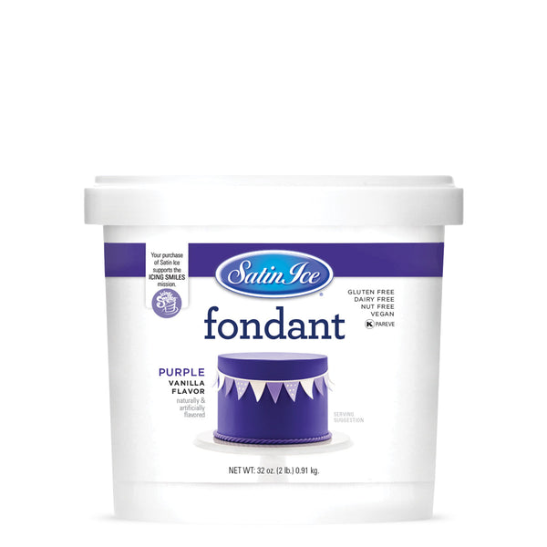 Satin Ice Purple Vanilla Fondant – 2 lb