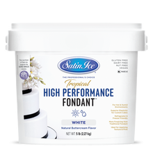 Satin Ice Tropical High Performance Fondant – White, 5 lb