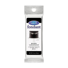 Satin Ice Black Vanilla Fondant – 4.4 oz