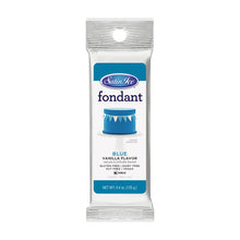 Satin Ice Blue Vanilla Fondant – 4.4 oz