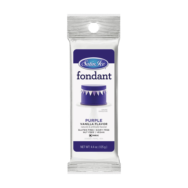 Satin Ice Purple Vanilla Fondant – 4.4 oz