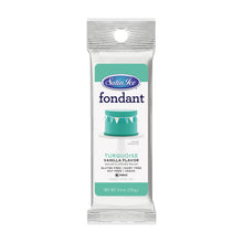 Satin Ice Turquoise Vanilla Fondant – 4.4 oz