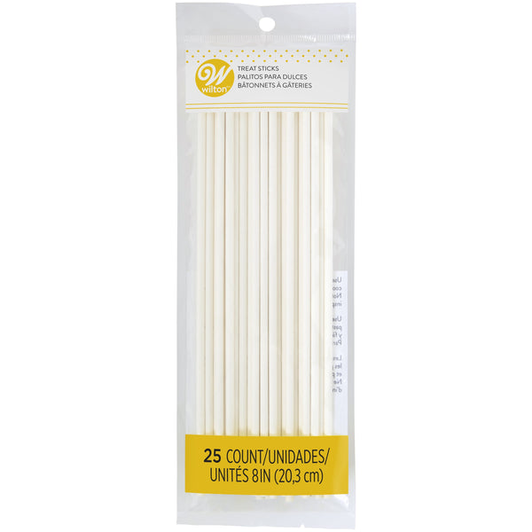 Wilton Lollipop Sticks – 8 in, 25 Count