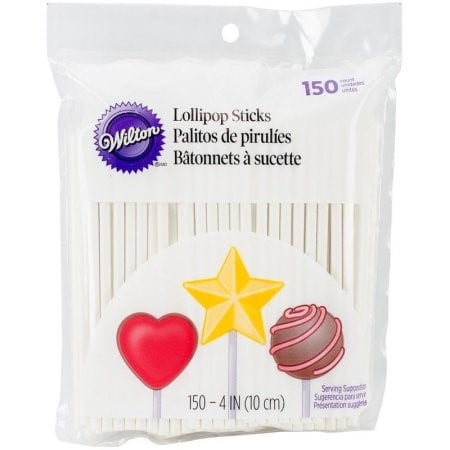 Wilton Lollipop Sticks – 4 in, 150 Count