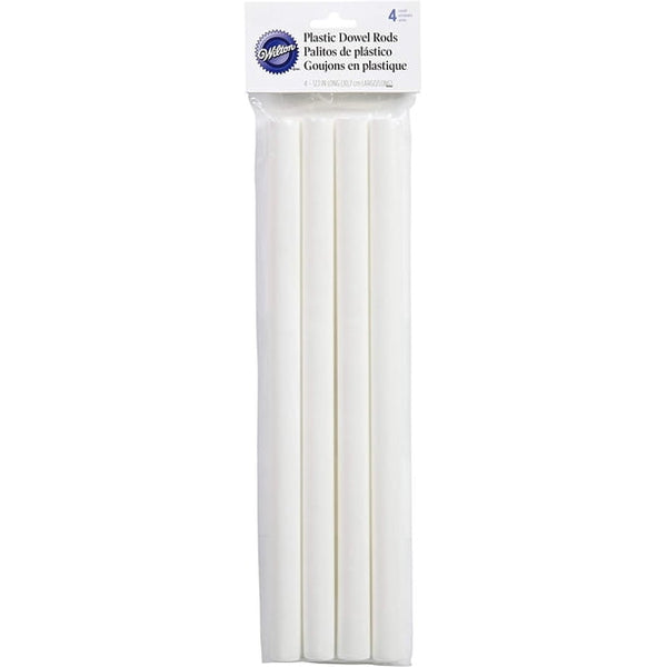 Wilton Plastic Cake Dowel Rods – 4 Pack