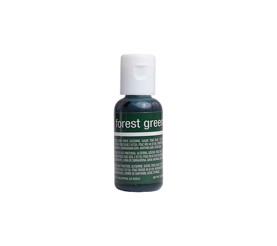 Chefmaster Forest Green Liqua-Gel Food Coloring – 0.7 oz