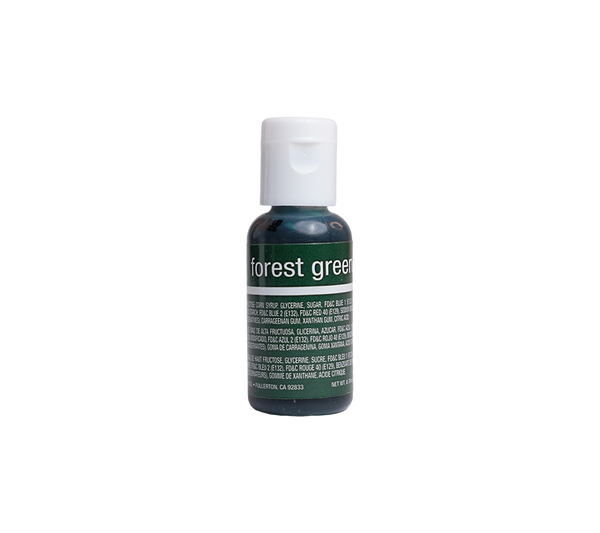 Chefmaster Forest Green Liqua-Gel Food Coloring – 0.7 oz