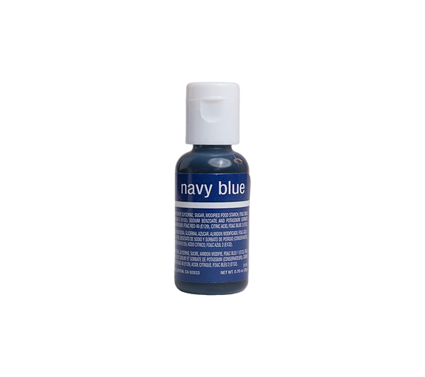 Chefmaster Navy Blue Liqua-Gel Food Coloring – 0.7 oz
