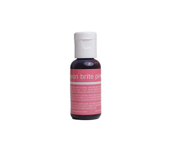 Chefmaster Neon Brite Pink Liqua-Gel Food Coloring – 0.7 oz