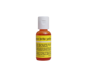Chefmaster Neon Brite Yellow Liqua-Gel Food Coloring – 0.7 oz
