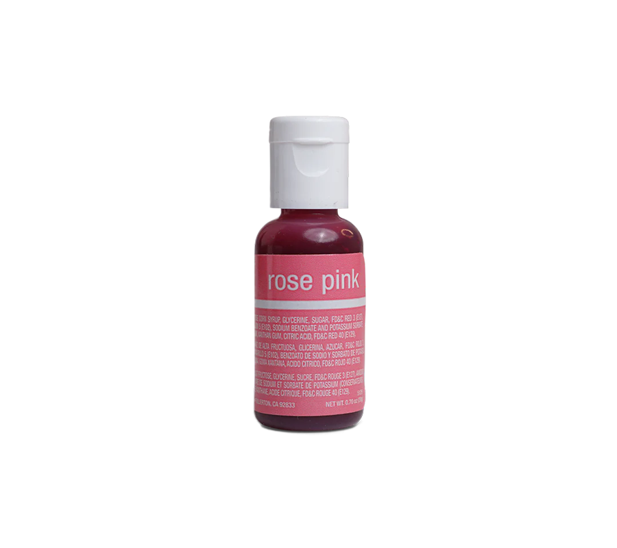 Chefmaster Rose Pink Liqua-Gel Food Coloring – 0.7 oz