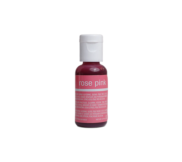 Chefmaster Rose Pink Liqua-Gel Food Coloring – 0.7 oz
